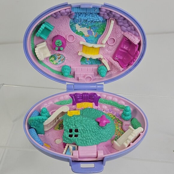 Bluebird Other - Polly Pocket Bluebird Vintage 1995 Unicorn Horse Meadow Purple Compact Only